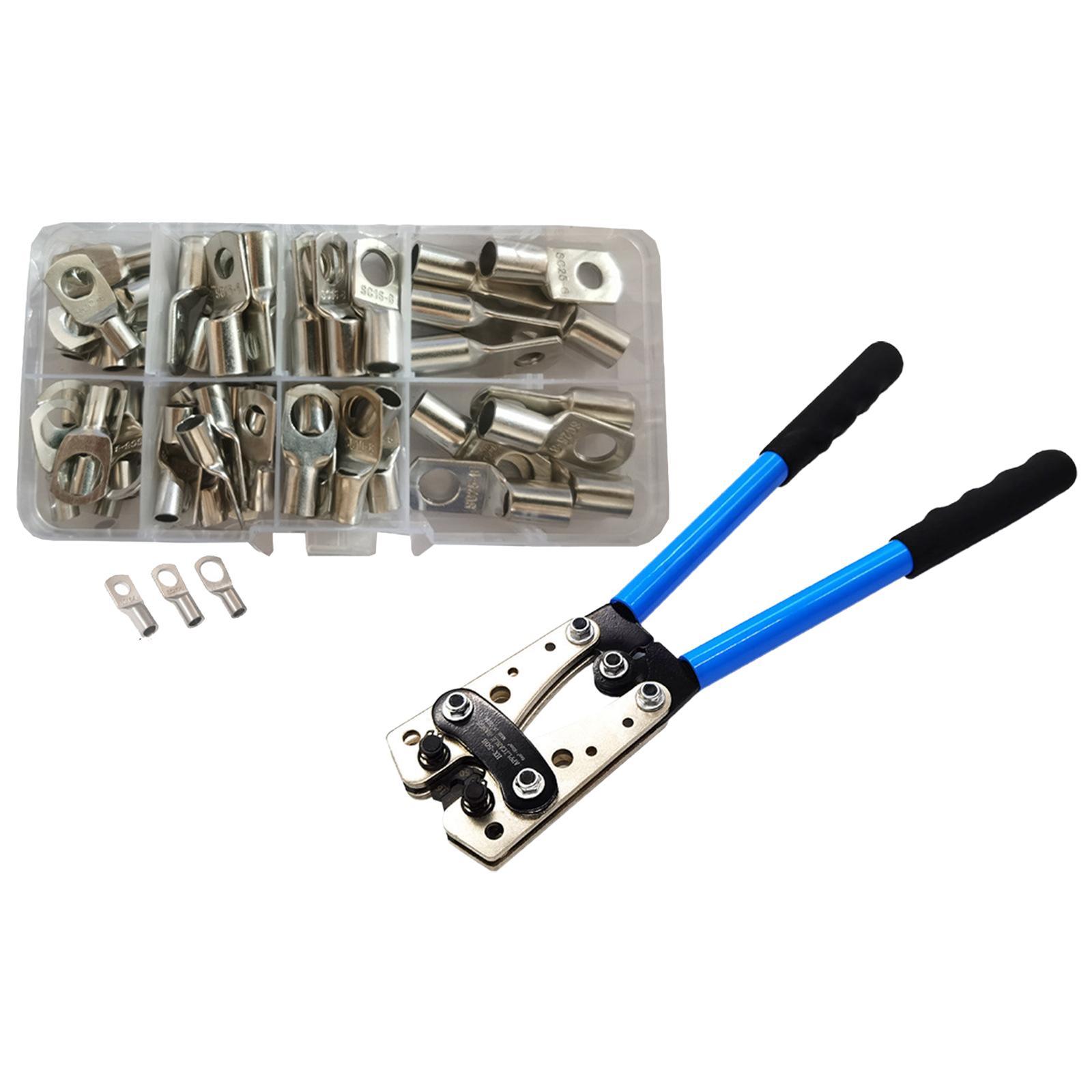 Cable Crimping Plier with Cable Lugs Wire Rope Crimping Tool Crimper Tool for 6~50mm2
