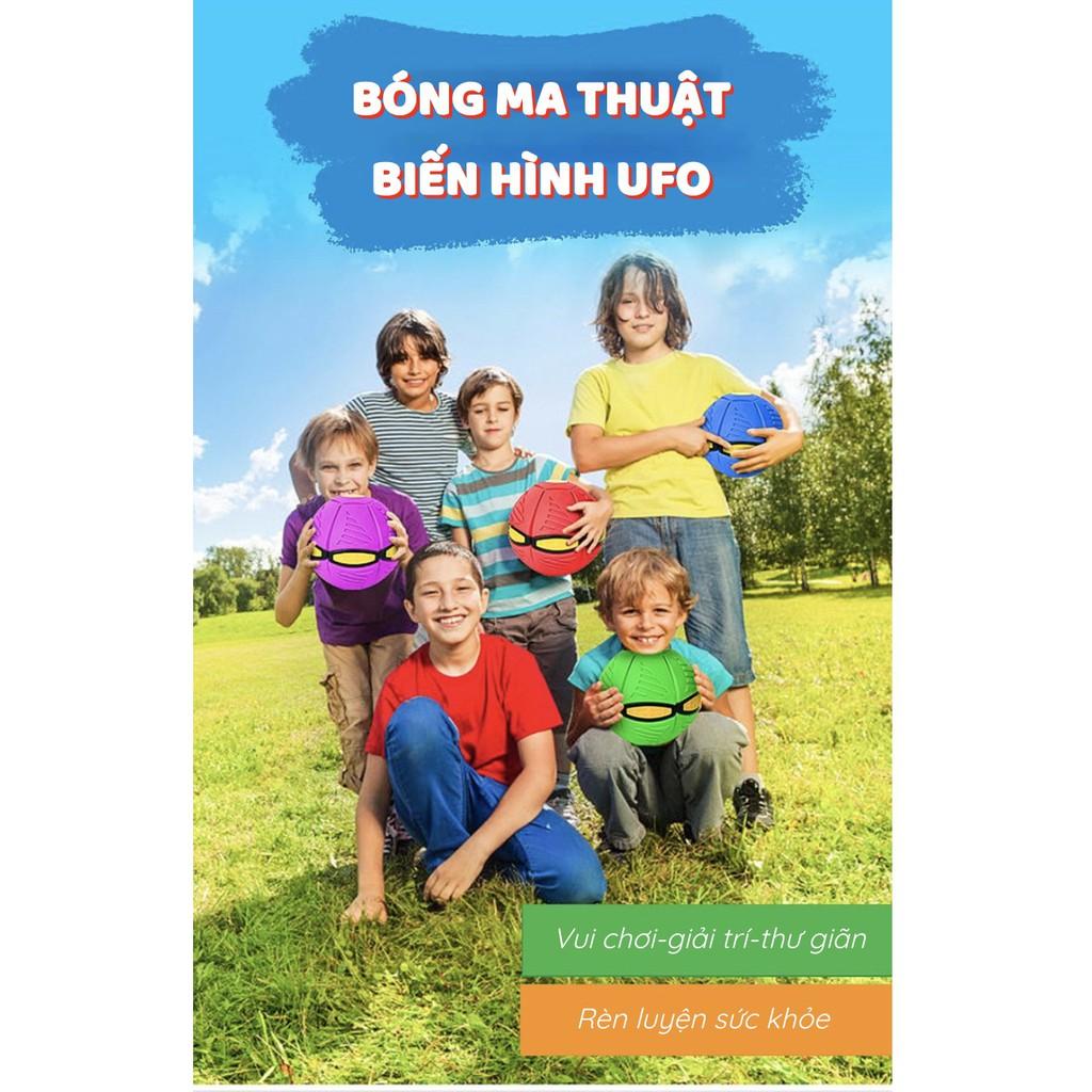 BÓNG ĐÁ KHÔNG CẦN BƠM HƠI XẾP GỌN FOOTBALL KIDS USA CÓ ĐÈN LED