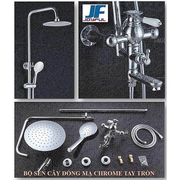 Bộ sen cây bằng đồng mạ Chrome BSC 101