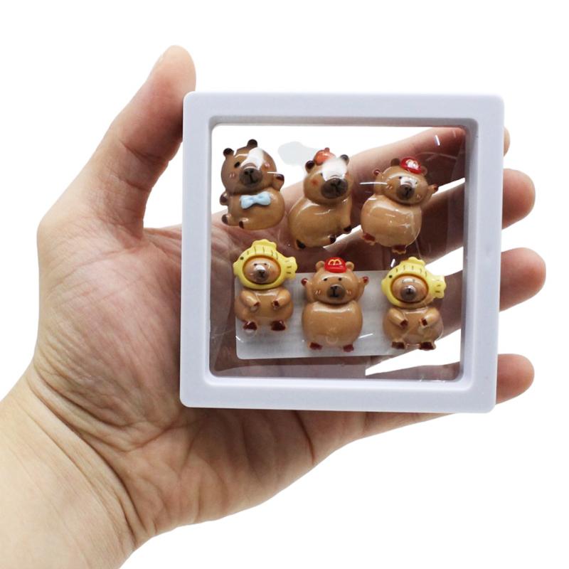 Bộ 6 Nhãn Dán 3D Capybara Vui Nhộn