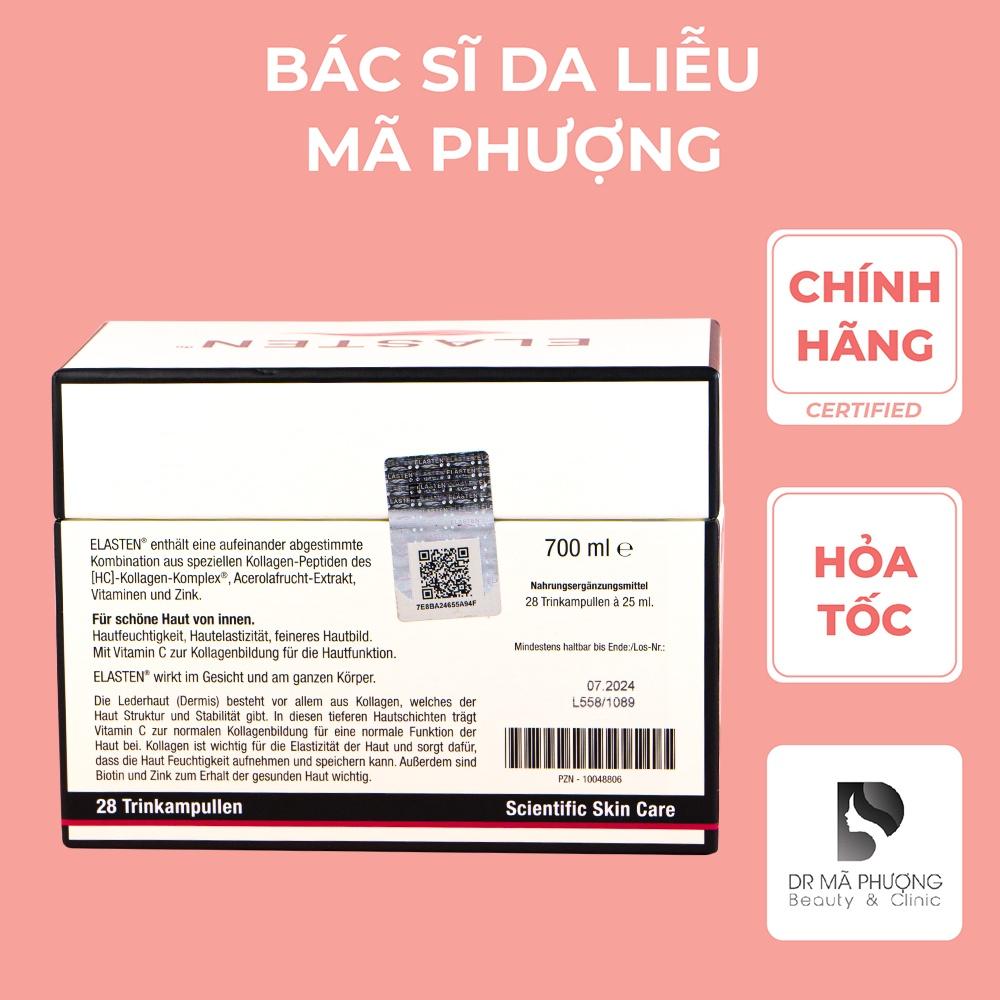 [Bán Chạy] 1 Hộp 28 Ống Collagen Elasten Giúp Da Căng Mịn, Chống Lão Hóa, Tóc Chắc Khỏe - Collagen Số 1 Tại Đức