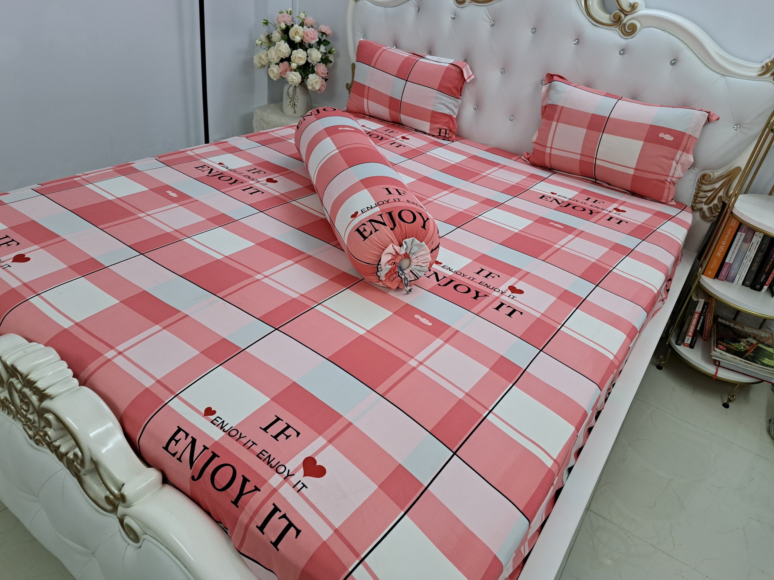 Bộ Drap gối Thun Hàn Quốc mát lạnh đủ size