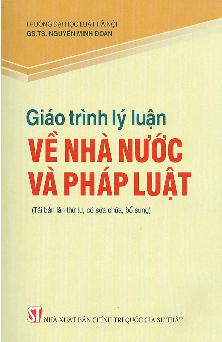 Giáo trình lý luận về nhà nước và pháp luật (Tái bản lần thứ sáu, có sửa chữa, bổ sung) - ảnh 2