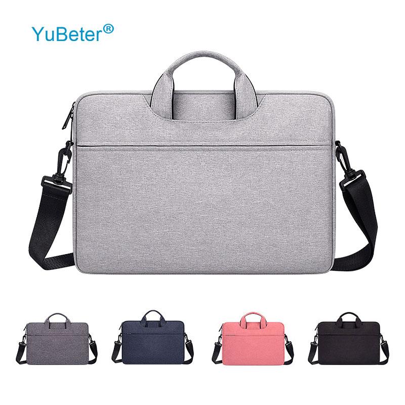 YuBeter Túi Laptop Xách Tay Cho MacBook Air Pro 11 12 13 14 15.6 Inch PC Trường Hợp Máy Tính Đeo Vai Túi cặp Túi Xách