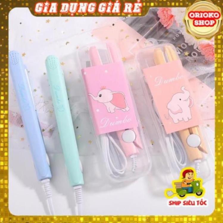 Máy duỗi tóc là tóc mini, giúp duỗi uốn thẳng tóc 2 trong 1 kích thước nhỏ, gọn, nhẹ.