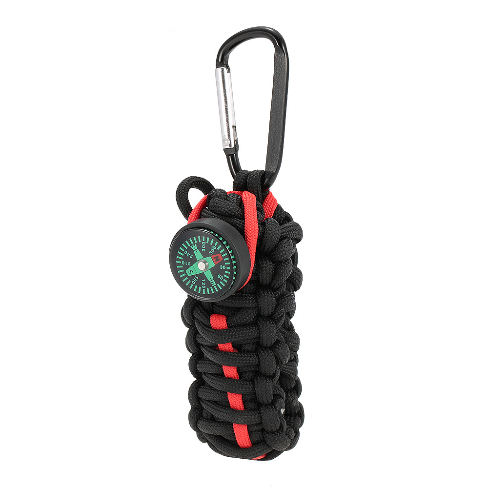 Vòng Paracord Có Gắn La Bàn Sinh Tồn Khẩn Cấp Cắm Trại Đi Bộ Đường Dài