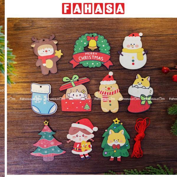 Dây Hình Gỗ Trang Trí Giáng Sinh - Bách Mộc - Set 5