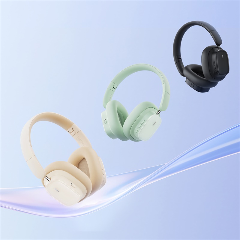 Tai Nghe Chụp Tai Chống Ồn Baseus Bowie H1i Noise-Cancellation Wireless Headphones (Hàng chính hãng)