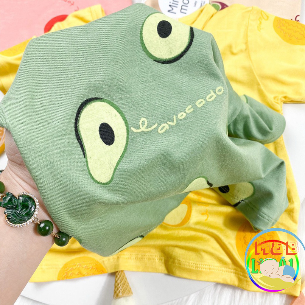 Bộ ba lỗ vải thun lạnh Minky Mom Mẫu Mới cho bé trai gái sơ sinh vải mịn mát co giãn từ 4-15kg hàng đẹp – BCT24