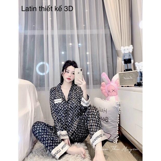 Bộ Pịama Lụa Latin Thiết Kế cực sang