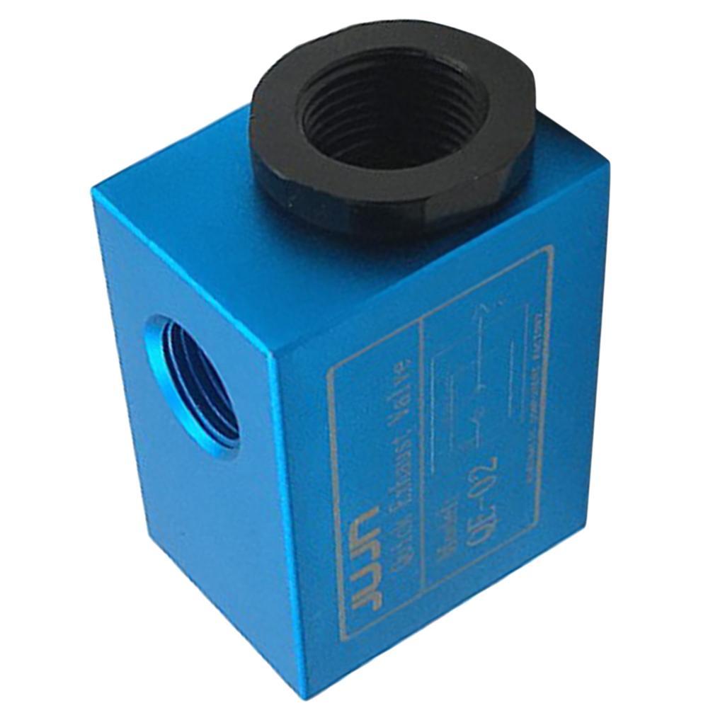 Air Quick Exhaust Control Valve w/Large Ventilation Easy to Install for Air System Control & Movement of Cylinder