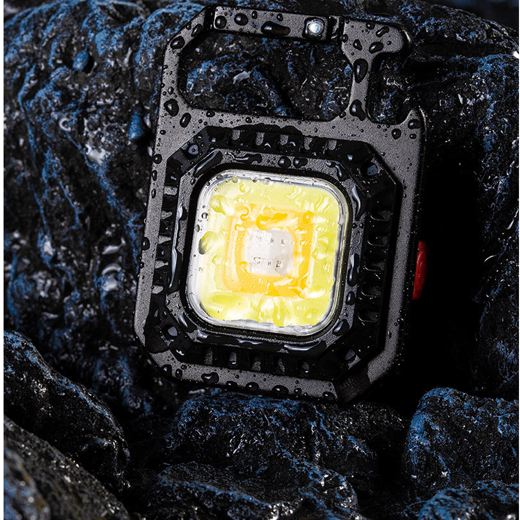 Đèn LED Mini Móc Khóa Siêu Sáng Tiện Dụng US ARMY, Đèn Pin COB Dã Ngoại Thường Ngày, Sạc TYPE-C Tiện Dụng Dung Lượng PIN 500mAh Full Hộp Sạc- HÀNG CHÍNH HÃNG