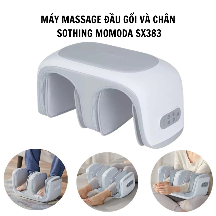 Máy massage đầu gối và chân đa năng Sothing Momoda SX383- Hàng chính hãng