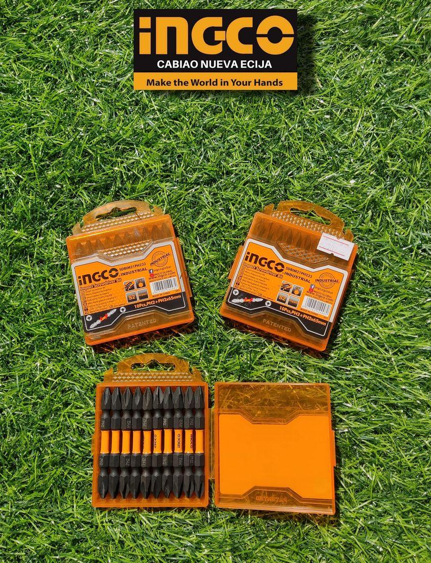 BỘ MŨI BẮT VÍT 2 ĐẦU BAKE 10 CHI TIẾT INGCO SDBIM21PH233 - HÀNG CHÍNH HÃNG