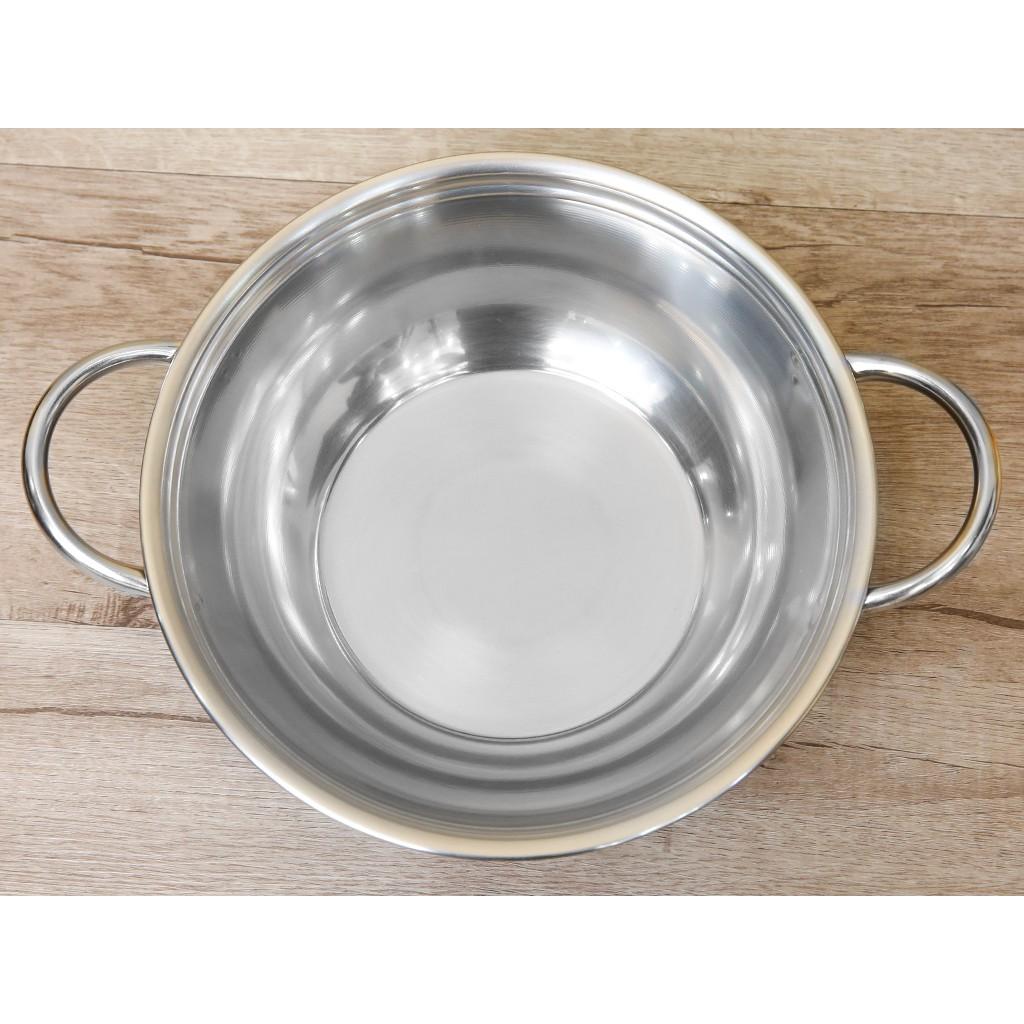 Nồi lẩu inox 1 đáy 22cm và 24cm Rainy