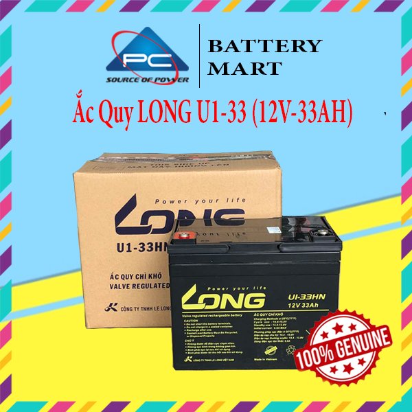 Ắc Quy LONG U1-33 (12V-33AH)