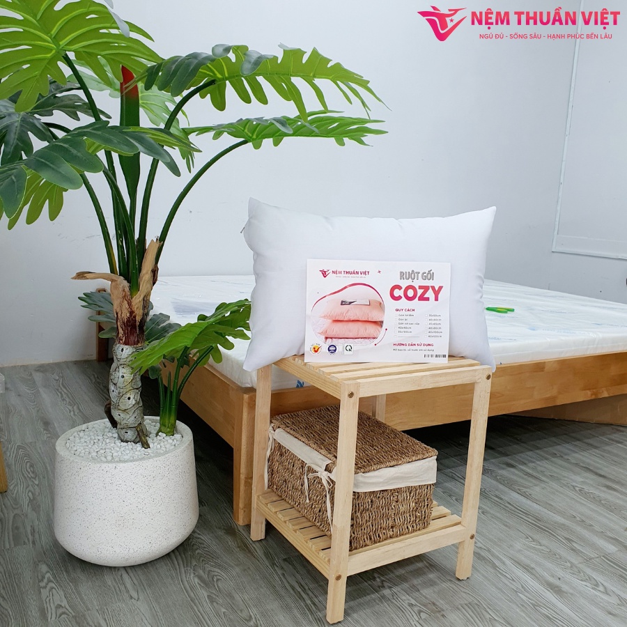 Ruột Gối Nằm Thuần Việt Cozy Cao Cấp, Êm Ái Vượt Trội, Thoáng Mát