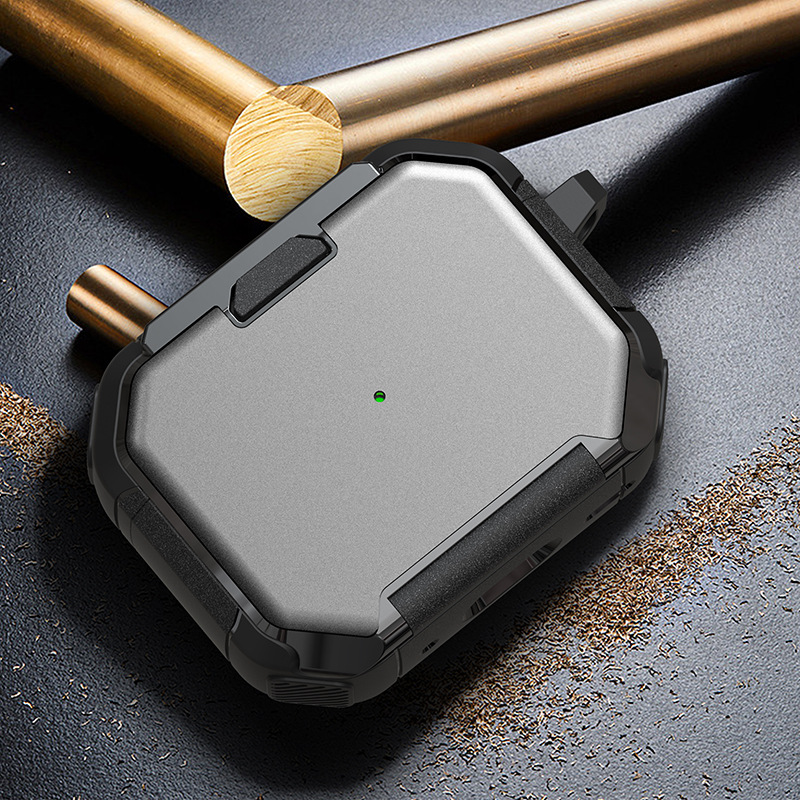 Bao Case Ốp Có Khóa tích hợp chân đế đỡ điện thoại cho Airpods Pro 2 - Hàng Chính Hãng