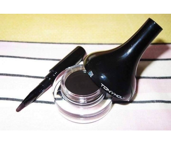 Gel Kẻ Mắt Tonymoly Backstage Gel Eyeliner 4g + Tặng kèm 1 mặt nạ sủi bọt Su:m 37 Đen