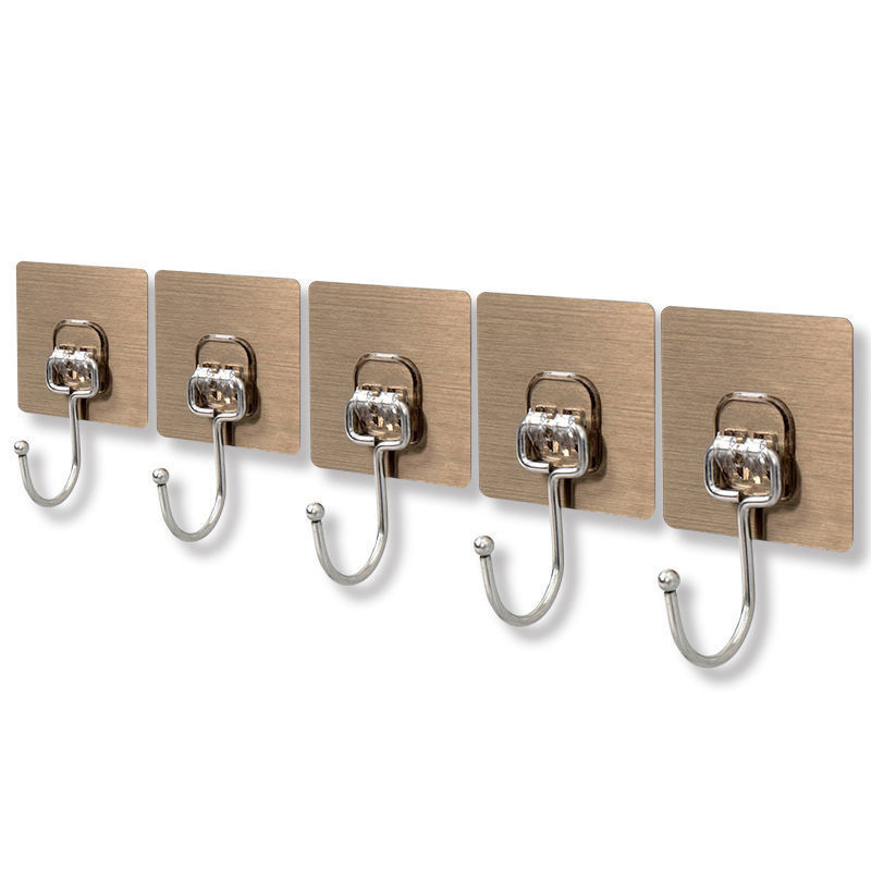 Combo 5 cái móc dán tường  loại to , chịu lực siêu dính treo đồ, vật dụng đa năng tiện ích inox 304