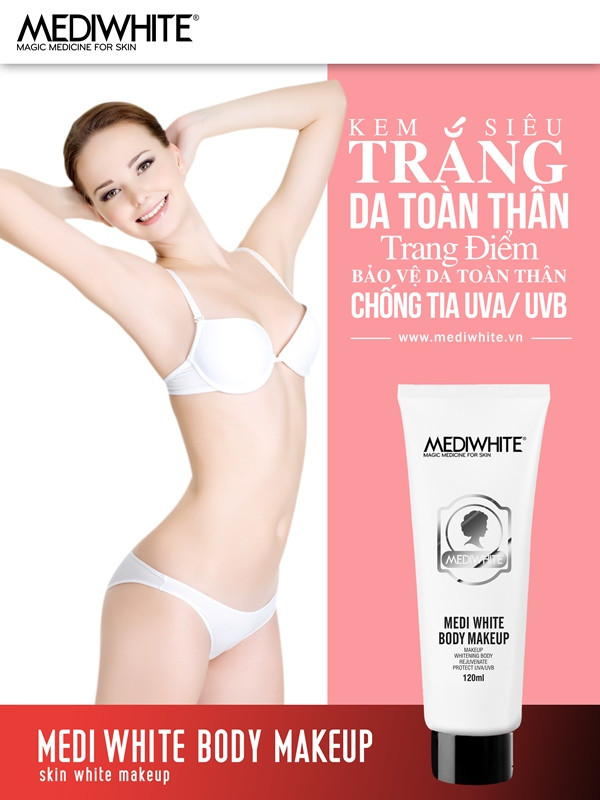 Kem trang điểm toàn thân Medi White Body Makeup