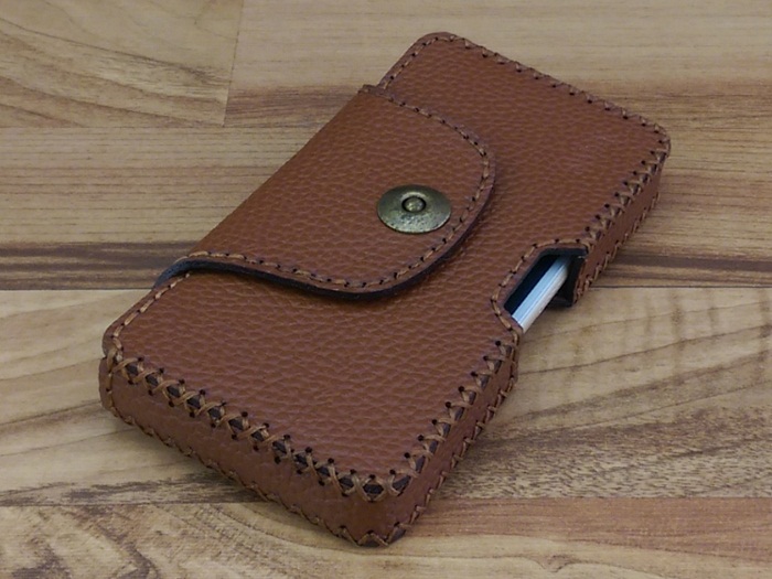 Bao Da Đeo Lưng dành cho Iphone 12 Mini Da Bò Dạng hộp