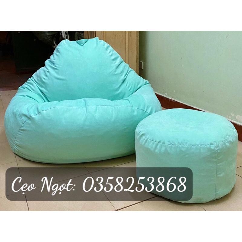 Ghế lười hạt xốp,Sofa có kèm lót gối