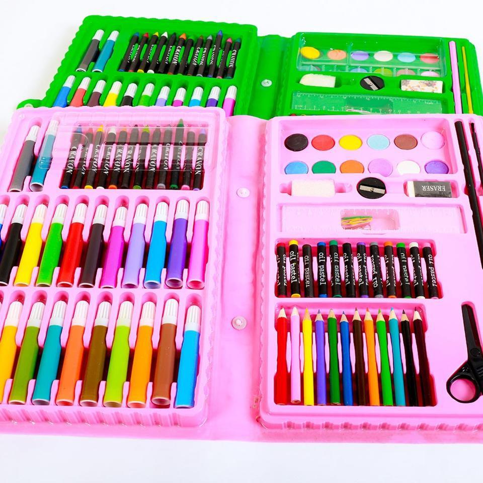Set màu 86 chi tiết đủ loại từ màu chì, màu sáp, màu nước - Bộ Bút Tô Màu , Bộ Bút Vẽ Màu 86 chi tiết