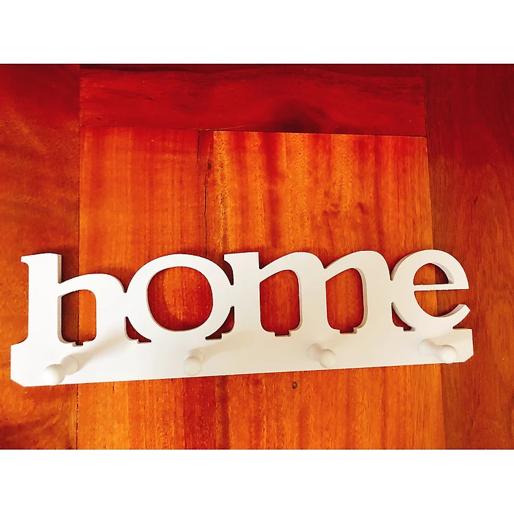 Móc gỗ treo tường Home 4 móc - Hàng chính hãng