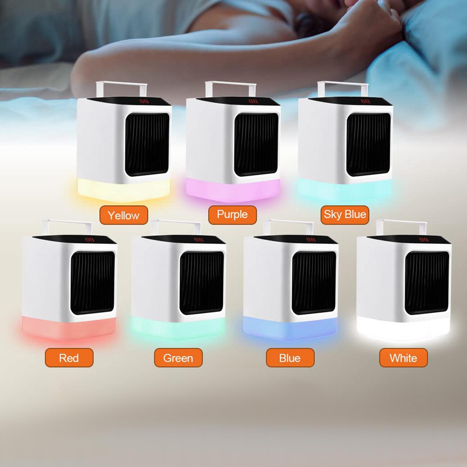 Portable Electric Heater 800W with 2 Settings for Winter Bedroom Home