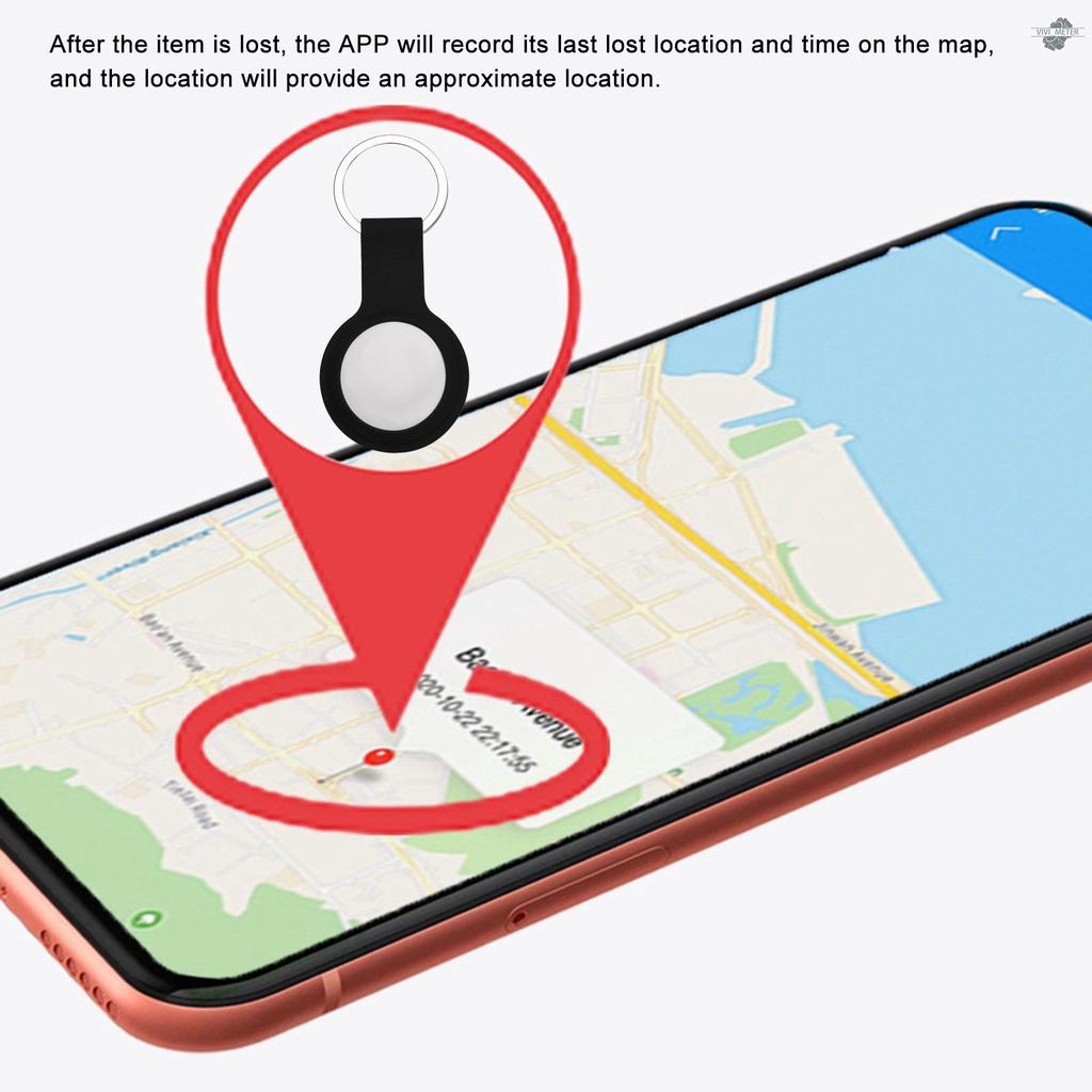 Smart Finder BT Phone Tracker Tag Finder Keychain Case Anti-Lost Device with Silicone Case Protector with Key Ring BT Tracker APP Control Compatible with IOS/Andriod 9.0 Above