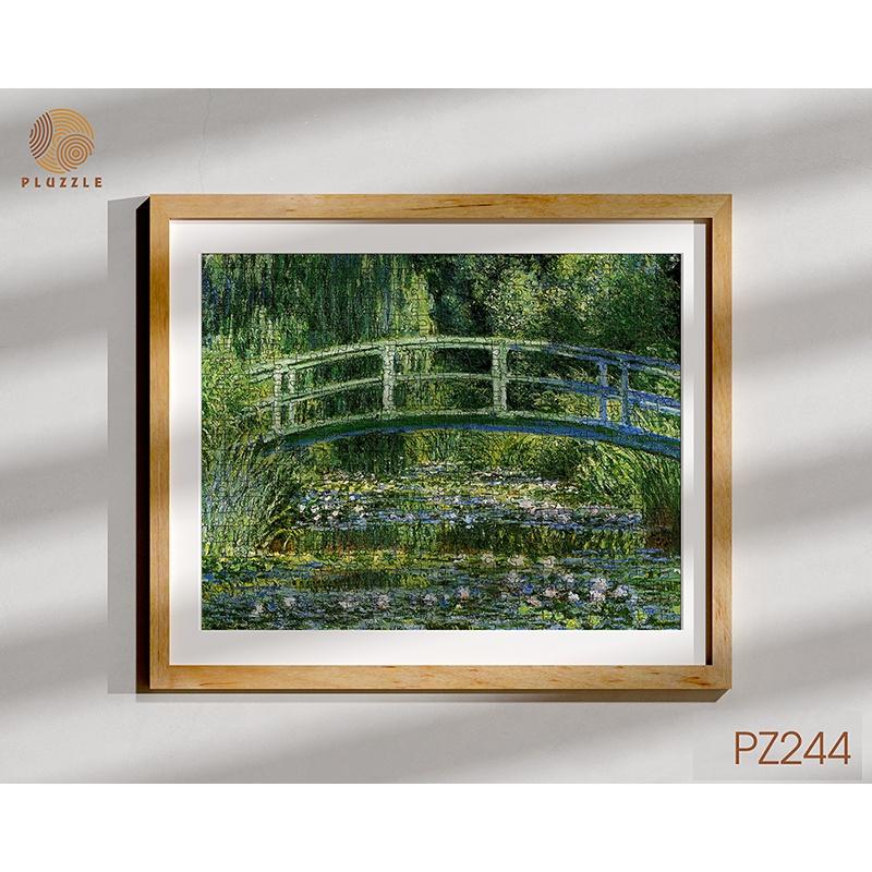 PLUZZLE Bộ xếp hình gỗ thông minh puzzle đồ chơi ghép hình 500 miếng - PZ244 - Water Lilies and Japanese Bridge