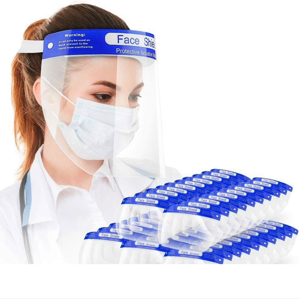 combo 10 dây đeo MẶT NẠ CHỐNG GIỌT BẮN - FACE SHIELD, Chắn Giọt Bắn, Chống Văng Dầu, Kính Siêu Nhẹ