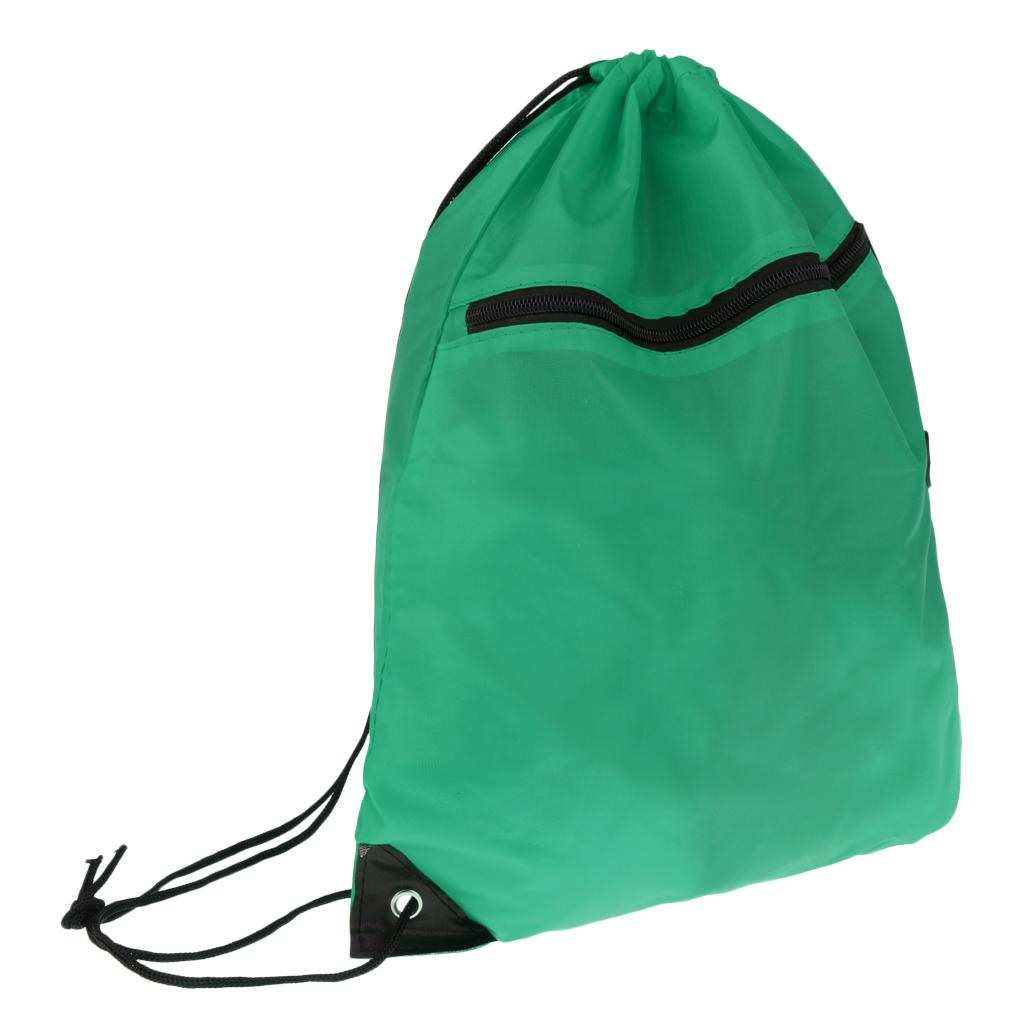 Drawstring Backpack Storage Bag Day Pack Sack for Gym Sport Travel Camping