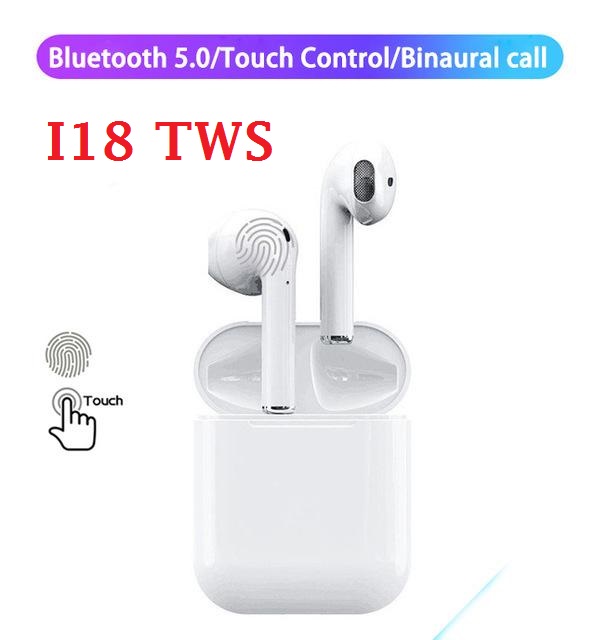 Tai Nghe Bluetooth I18 Trải Nghiệm Cảm Ứng Nổi Bật