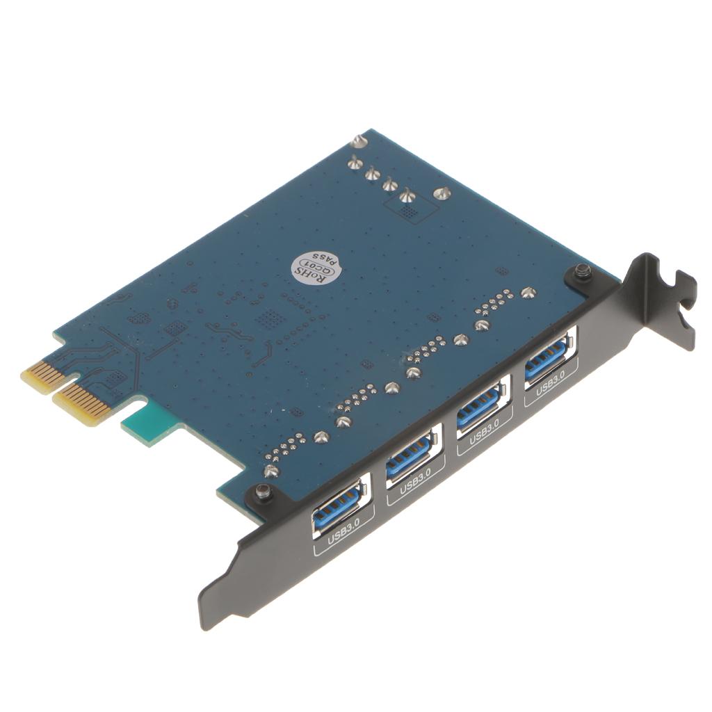Express Card   to 4 Port Pci USB 3.0 Adapter Superspeed 5Gbps