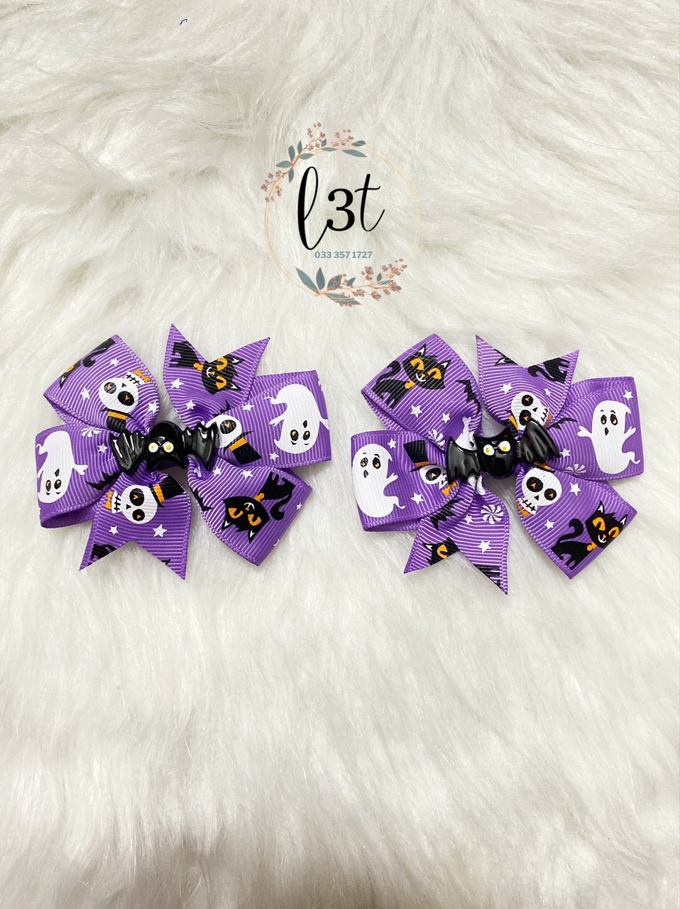 Kẹp tóc hóa trang halloween - 1 set 2 kẹp