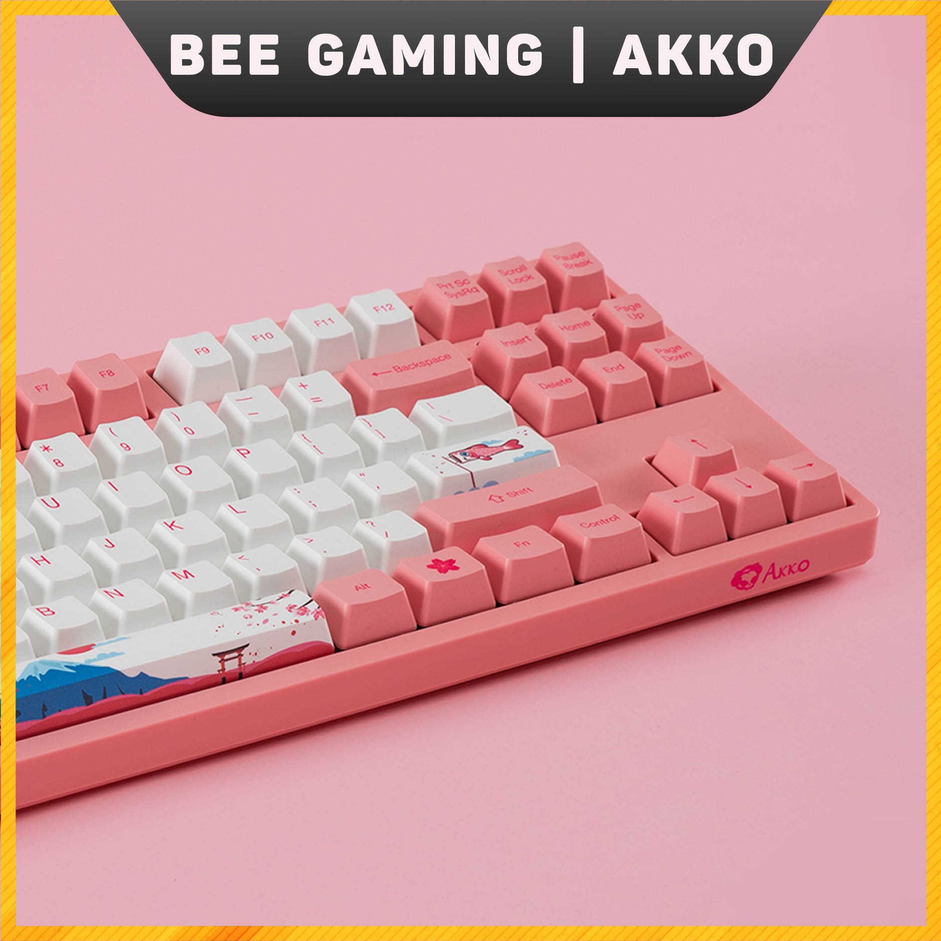 Bàn phím cơ AKKO 3087 World Tour Tokyo (87 nút / AKKO Switch v3) - Hàng chính hãng lỗi 1 đổi 1 trong 12 tháng