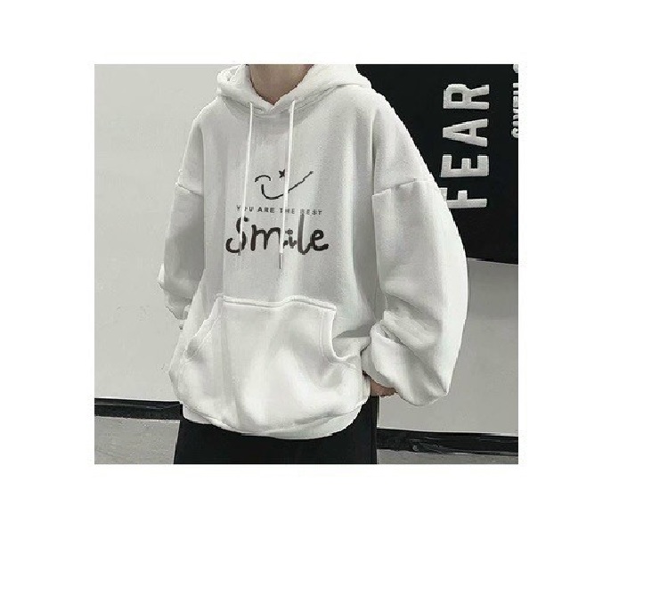 Áo Hoodie Chui Đầu Cho Nam Nữ Áo Nỉ Ngoại Cỡ Hàn Quốc Thời Trang Rộng In Dài Tay Cộng, Áo hoodie weater form rộng Smile màu phong cách hip hop cho cặp đôi in mặt cười simple thời trang