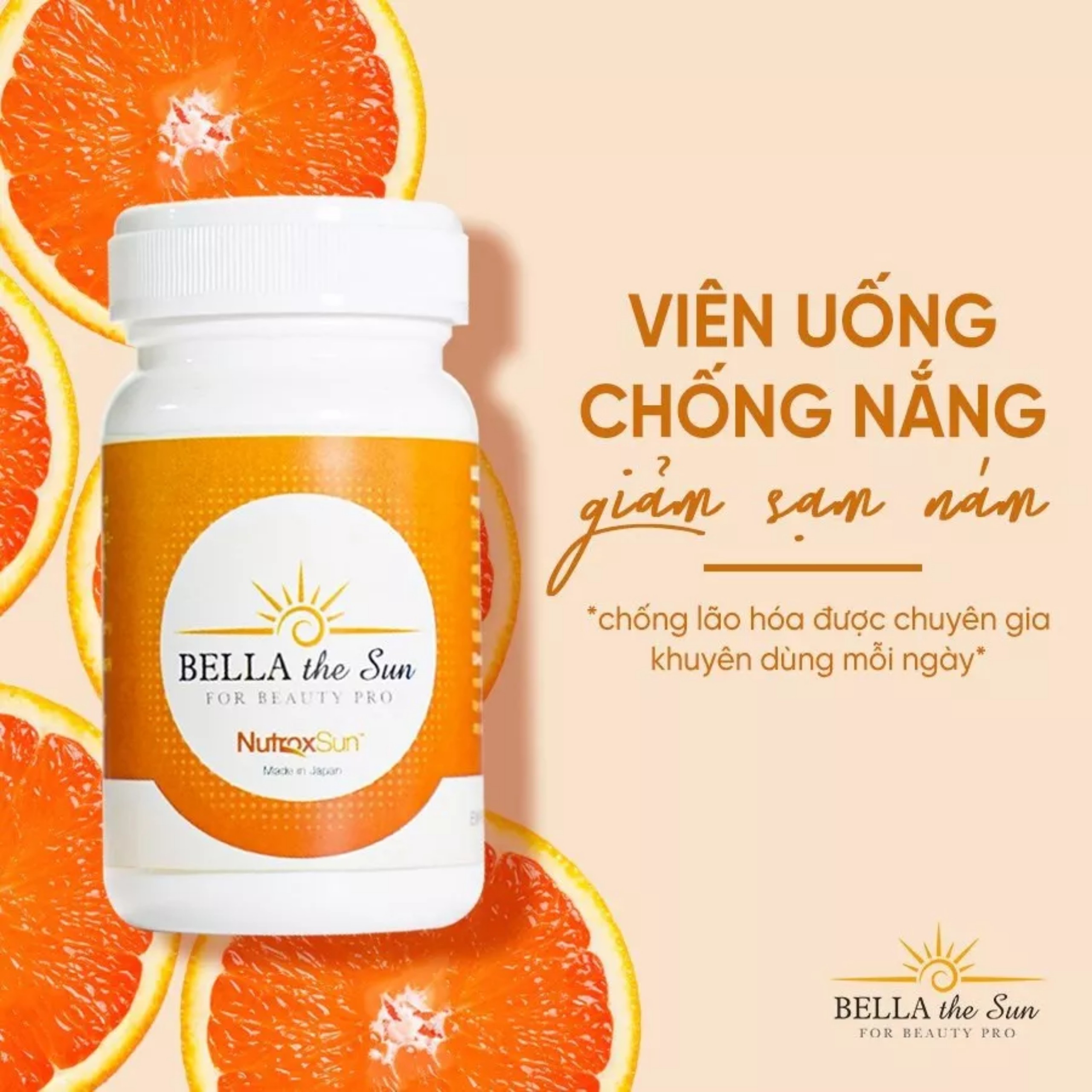 Bộ đôi ngừa sạm nám trắng da BIHAKU PREMIUM COLLAGEN hộp 30v và BELLA THE SUN hộp 30v chống lão hóa mờ đốm sắc tố, căng da dưỡng ẩm, chống nắng nội sinh