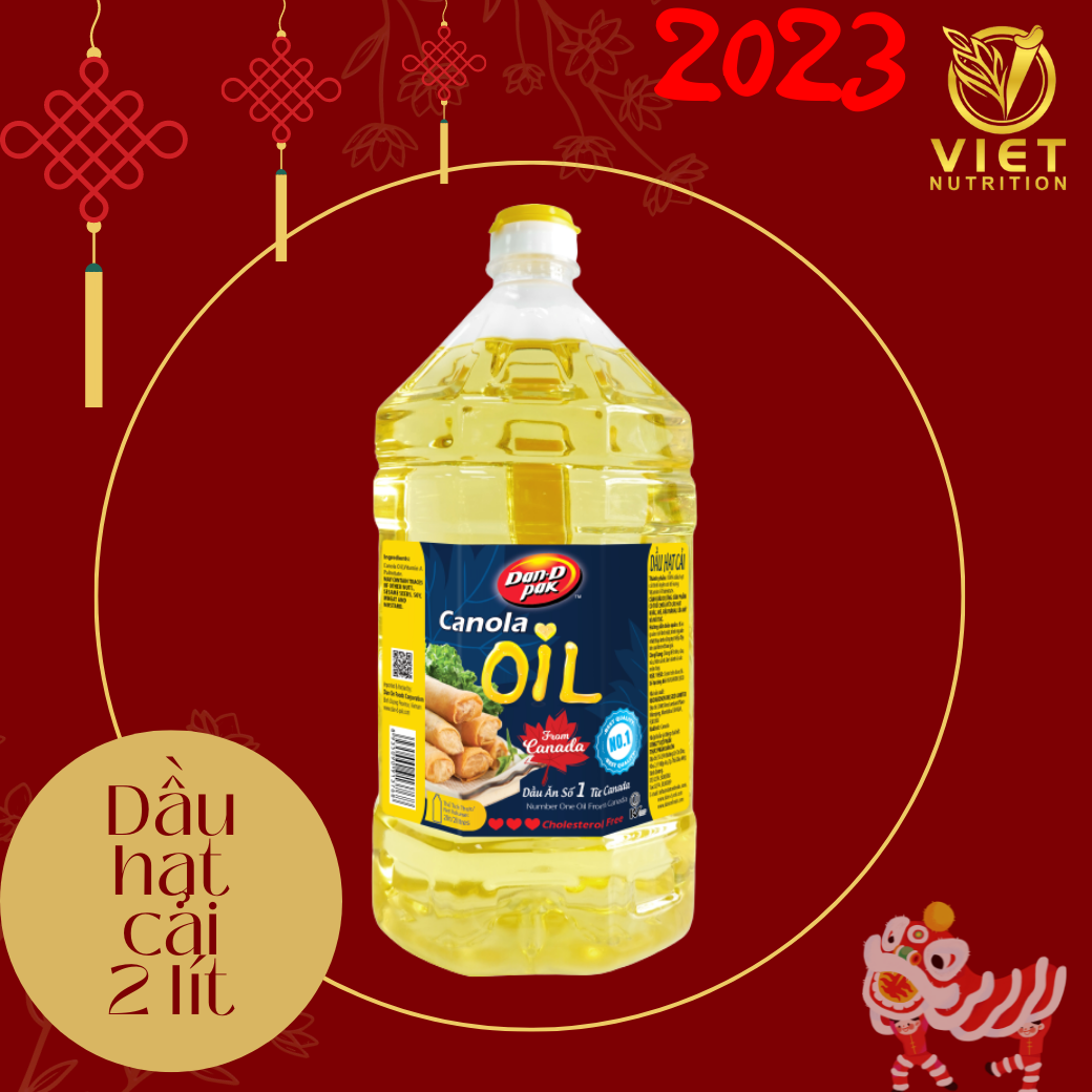 Dầu hạt cải Canola Oil Dan.d pak 2L