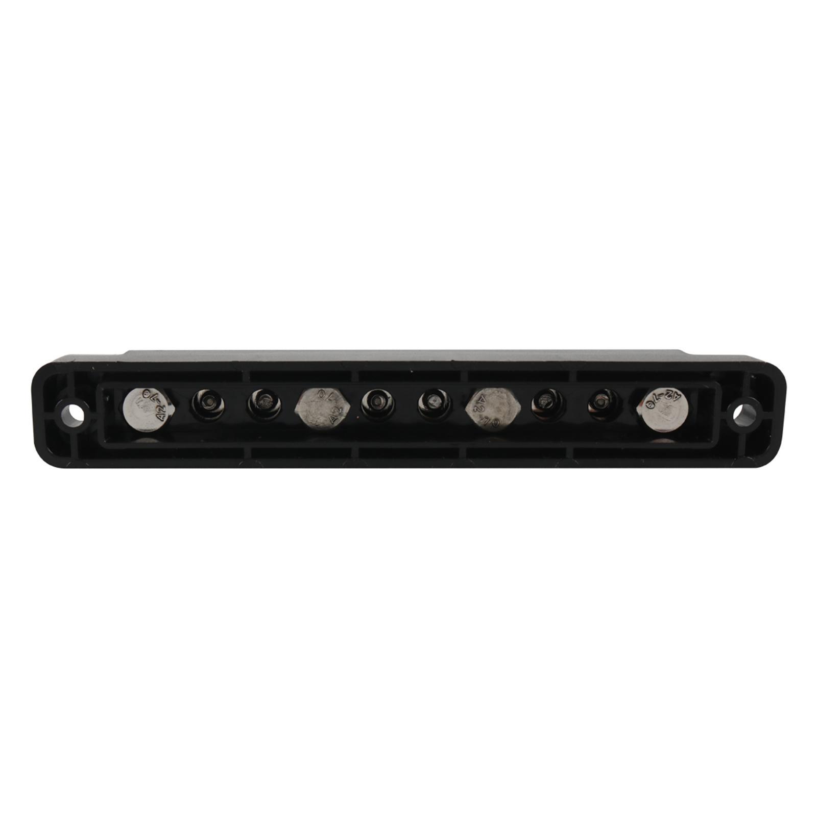 2x Bus Bar Power Distribution Block 4x M6 Studs 6x Screws for Boat Car