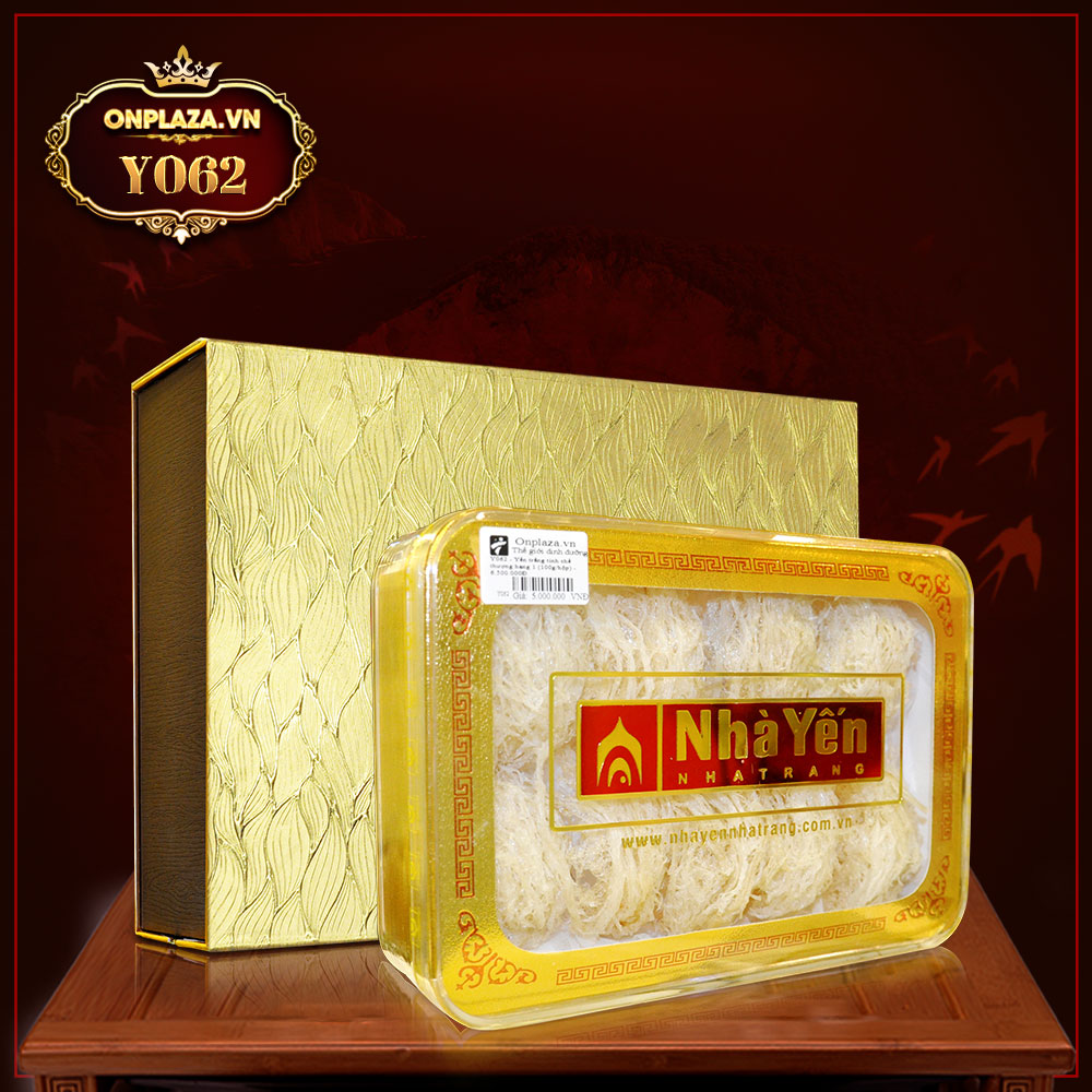 Yến trắng tinh chế thượng hạng 1 (100g/hộpthuộc dòng yến nổi tiếng của Nhà yến Nha Trang