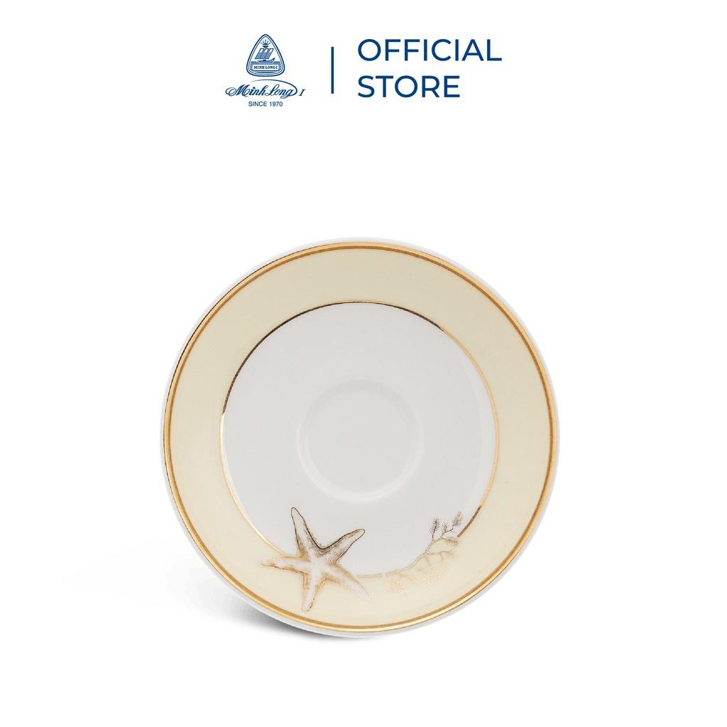 Bộ trà Cao cấp Minh Long 0.8 L - Camellia - Hương Biển kem