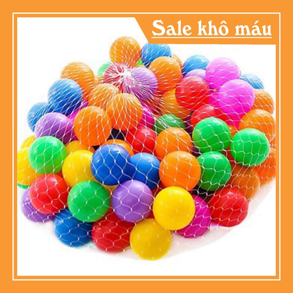 TÚI 100 QUẢ BÓNG NHỰA CHO BÉ YÊU (HÀNG CÓ SẴN)
