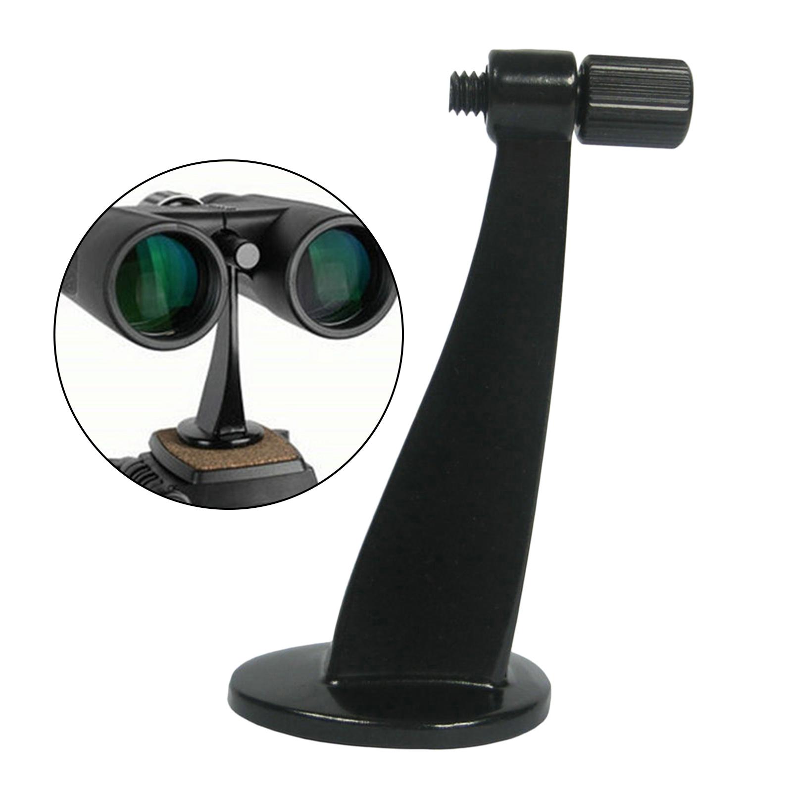 Optics Binoculars Spotting Tripod Adapter Metal Mount Holder 1/4'' Thread
