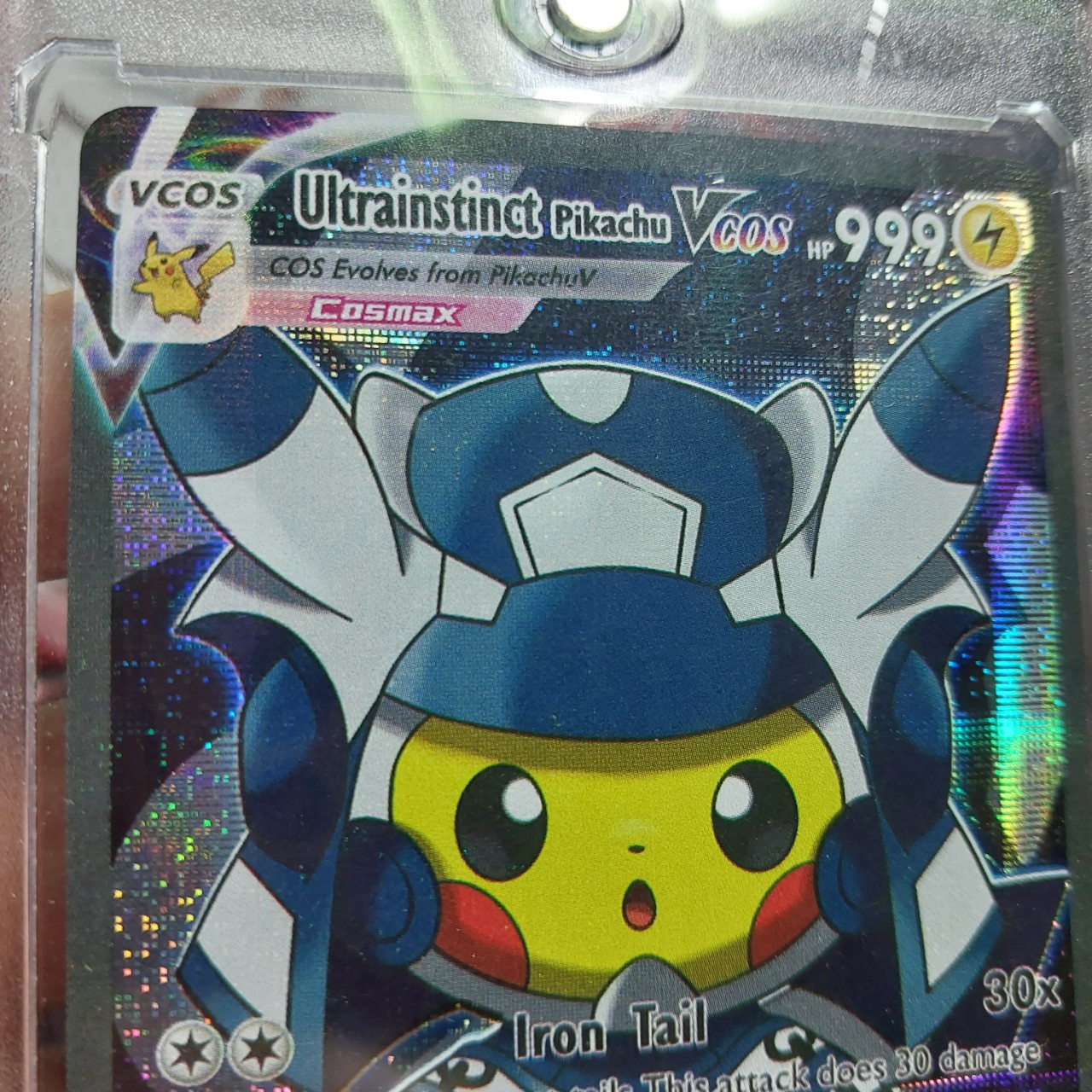 Thẻ Pokemon Ultrainstinct samurai Pikachu hóa trang Vmax 1459 d38 25