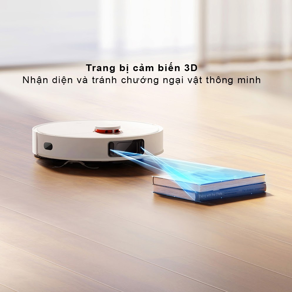 Robot Bút Bụi Lau Nhà Xiaomi Mijia 3S - 2023 Công Nghệ Lau Xoay 360 Độ Lực Hút 4000 Pa - Hàng Nhập Khẩu