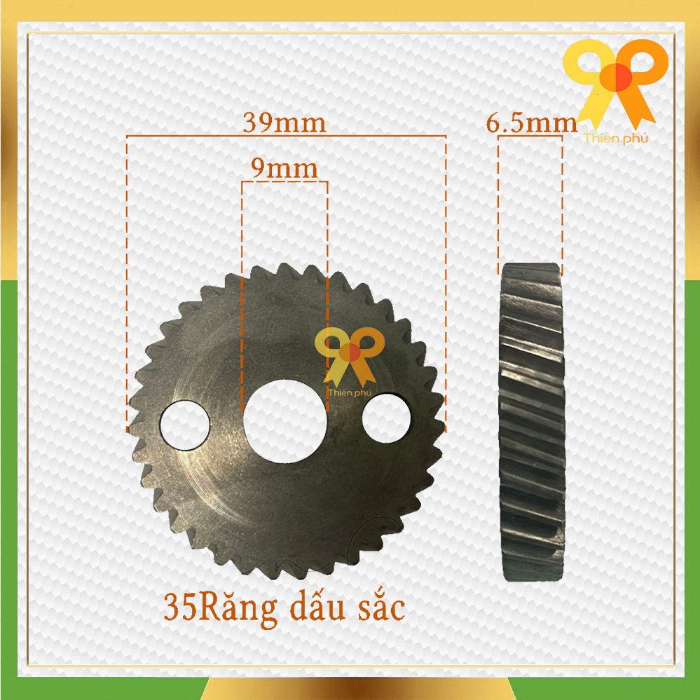 Nhông bánh răng máy khoan cho Maktec 10mm MT603 MT606 kích thước 10x39mm