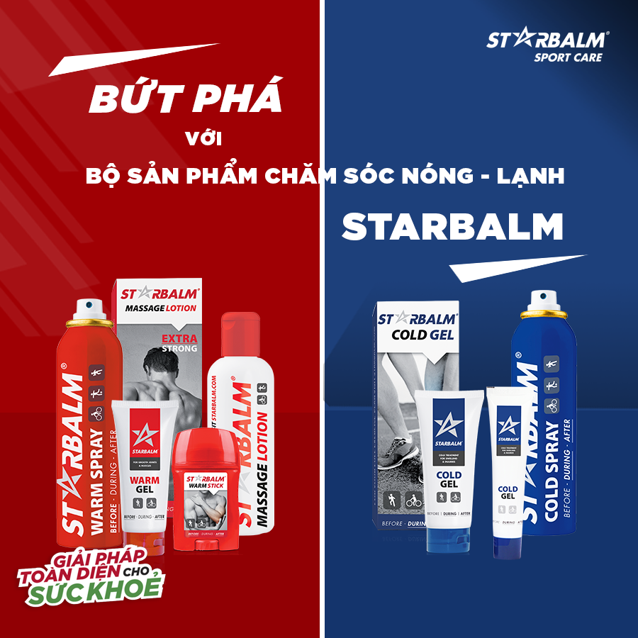 Chai xịt lạnh giảm đau Starblam hỗ trợ giảm đau nhức và chấn thương